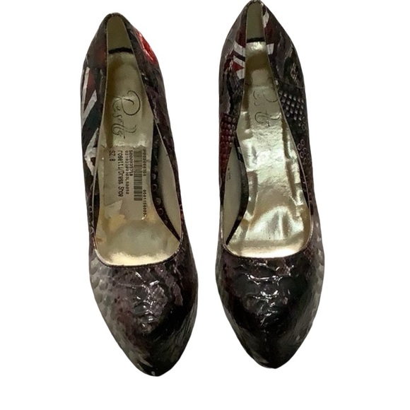 Rosette Glam Stiletto Heels - Picture 3 of 9